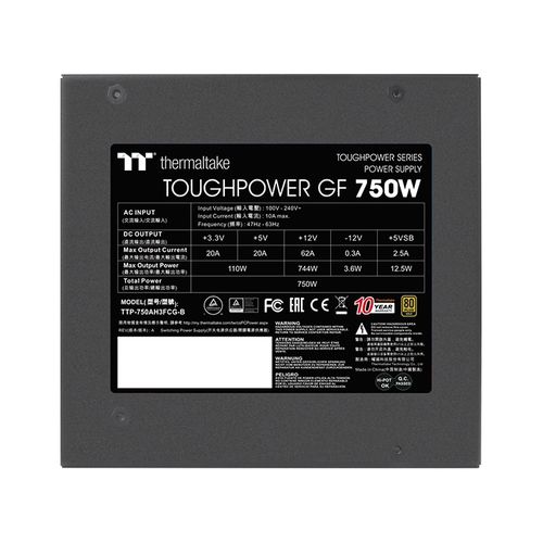 THERMALTAKE ToughPower GF 750 80+ Gold Fully Modular Power Supply (750 W)