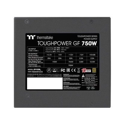 THERMALTAKE ToughPower GF 750 80+ Gold Fully Modular Power Supply (750 W)