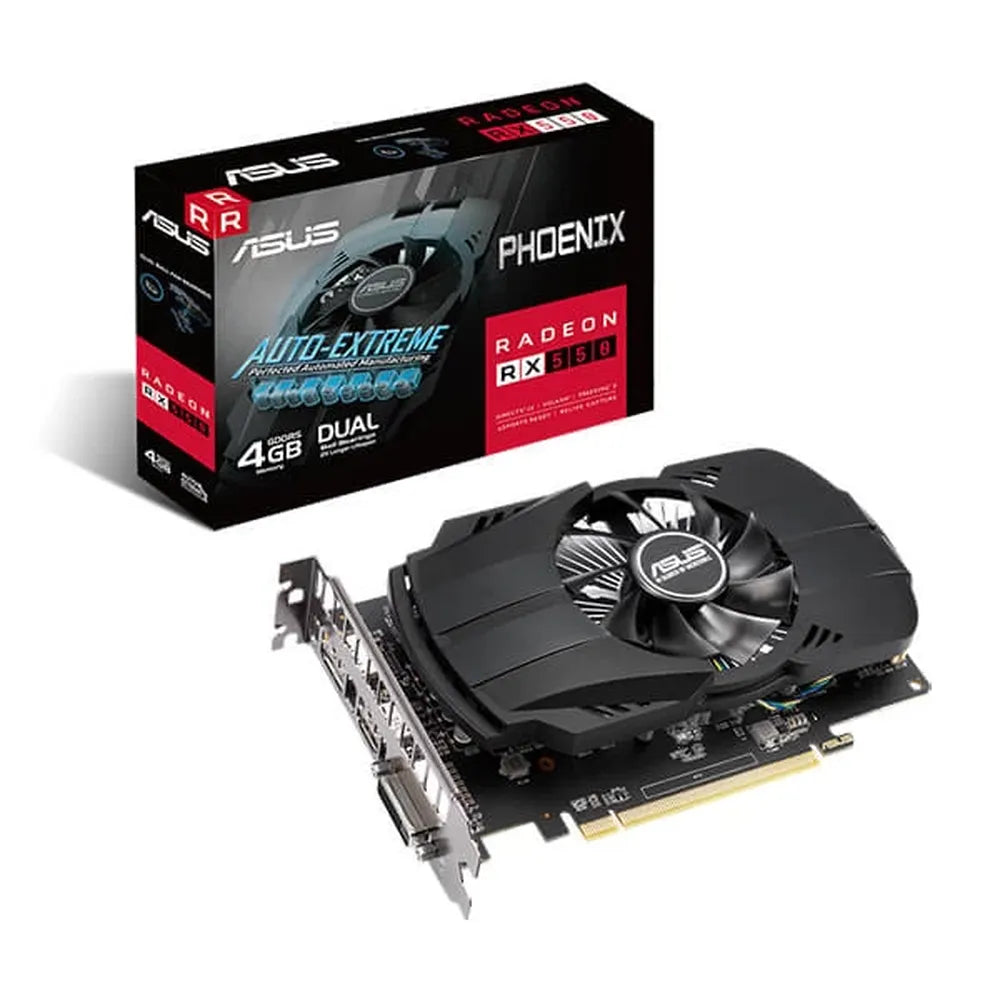 ASUS Pheonix RX 550 EVO 4GB AMD Graphic Card