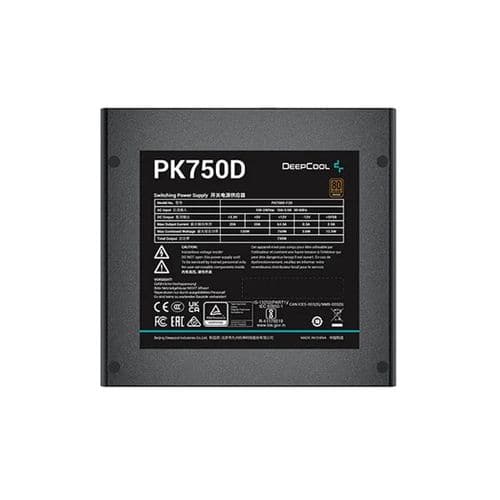 DEEPCOOL PK750D 750W 80+ Bronze Non Modular ATX 2.0 Power Supply