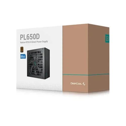 DEEPCOOL PL650D 650W ATX 3.0 80+ Bronze Non Modular Power Supply