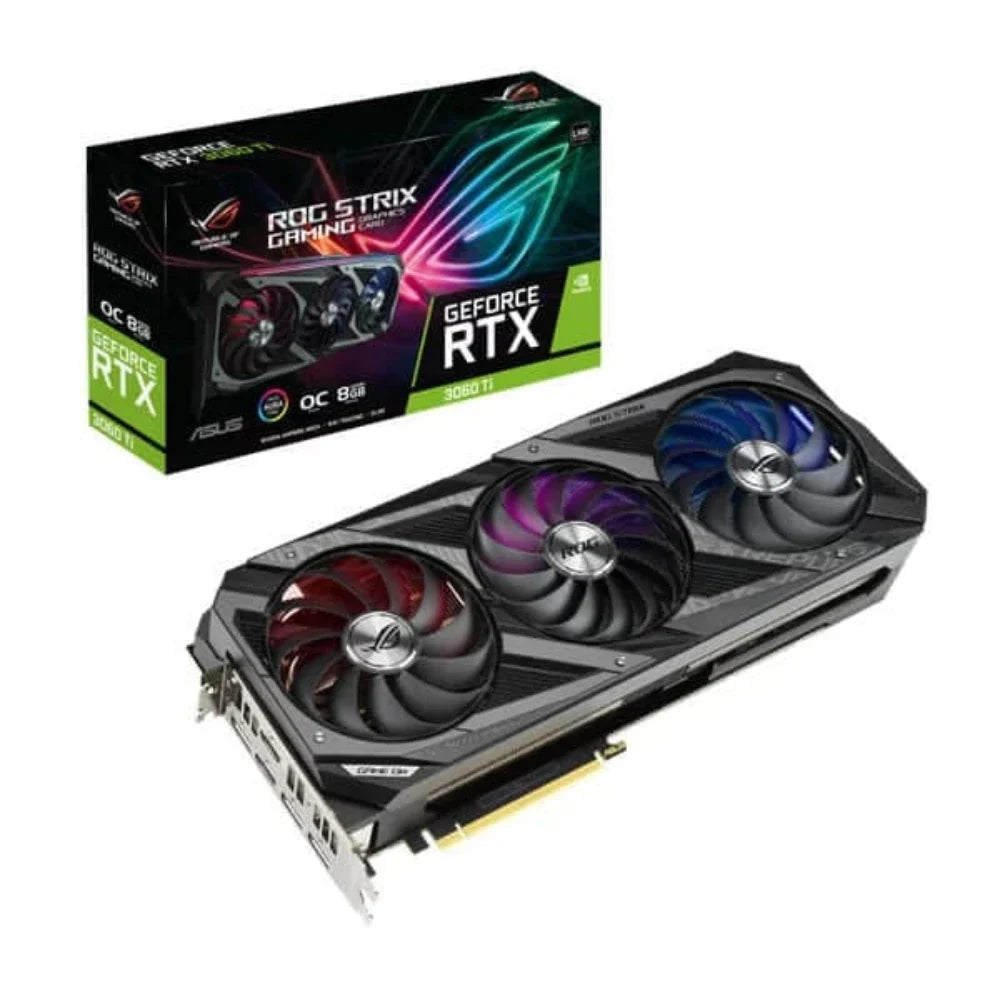 ASUS ROG Strix Gaming GeForce RTX 3060 Ti V2 OC LHR 8GB Nvidia Graphic Card