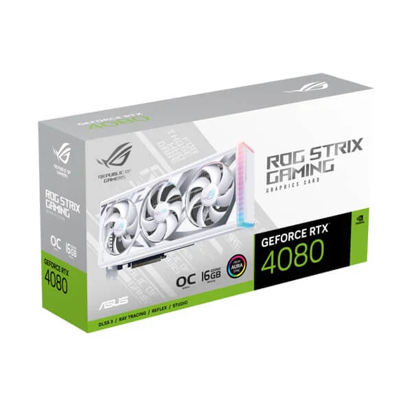 ASUS ROG Strix RTX 4080 Gaming OC White Edition 16GB Nvidia Graphic Card