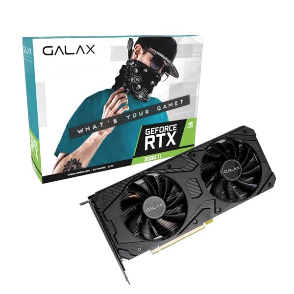 GALAX GeForce RTX 3060 Ti LHR (1-Click OC) 8GB Nvidia Graphic Card