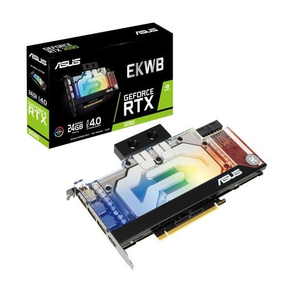 ASUS GeForce RTX 3090 EKWB 24GB Nvidia Graphic Card With Water Block