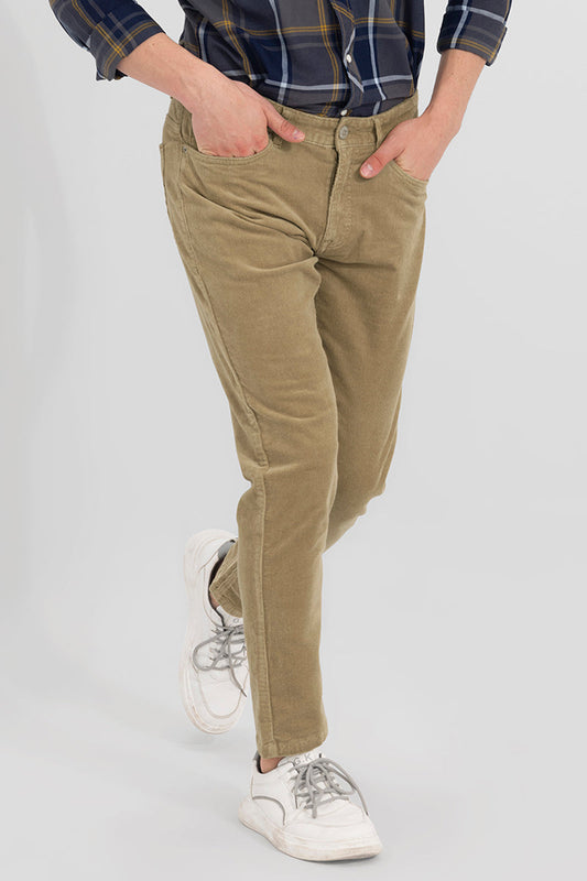 Vintage Beige Corduroy Pant