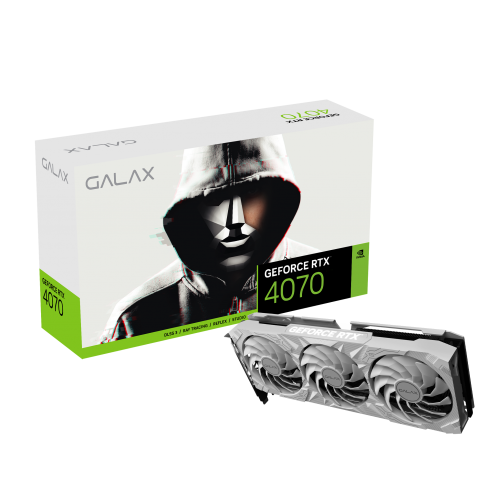 GALAX GeForce RTX 4070 (1-Click OC) White 3X 12GB Nvidia Graphic Card