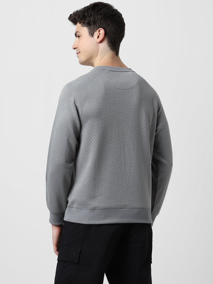 Raglan Quilted Sweatshirt