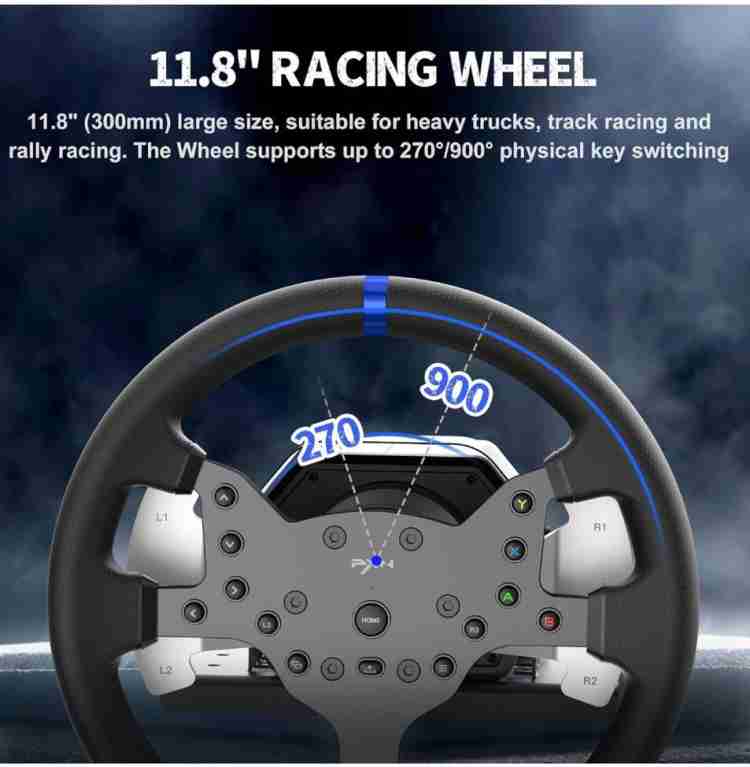 PXN V99 Force Feedback Gaming Racing Wheel 270/900 Degree Motion Controller