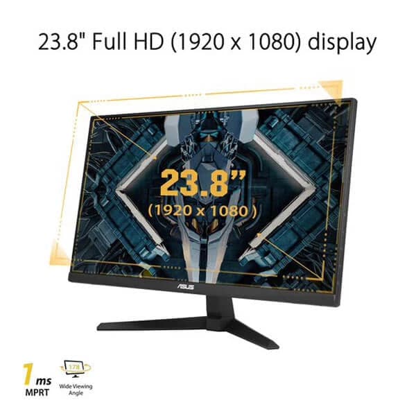 ASUS TUF VG247Q1A 24 Inch FHD 144Hz VA Panel 1MS AMD Freesync Gaming Monitor