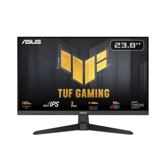 ASUS TUF VG249Q3A 24 Inch FHD 180Hz IPS Panel 99% SRGB 1MS AMD Freesync IPS Gaming Monitor