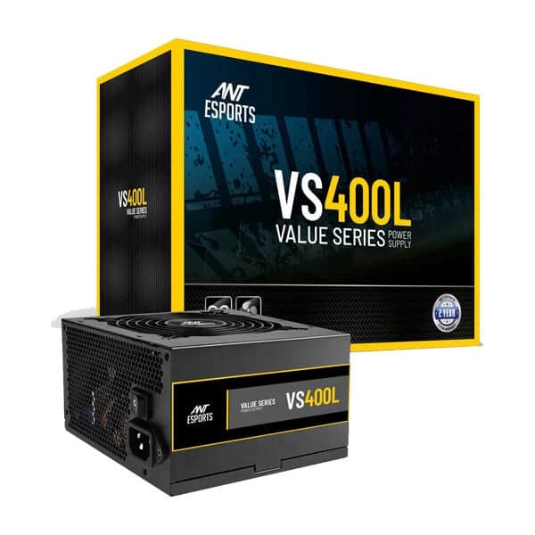 ANT ESPORTS VS400L 400W Value Series 80+ White Non Modular ATX 2.0 Power Supply