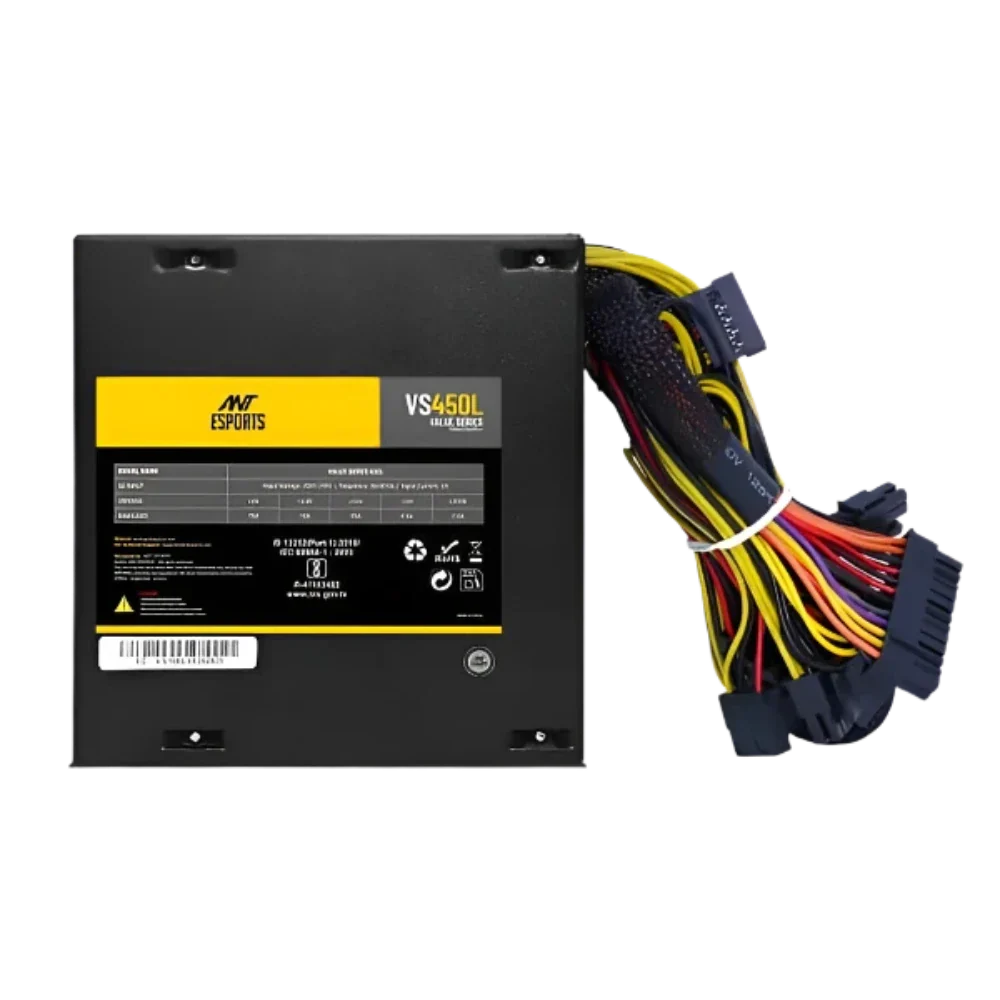 ANT ESPORTS VS450L Value Series 450W Non Modular ATX 2.0 Power Supply