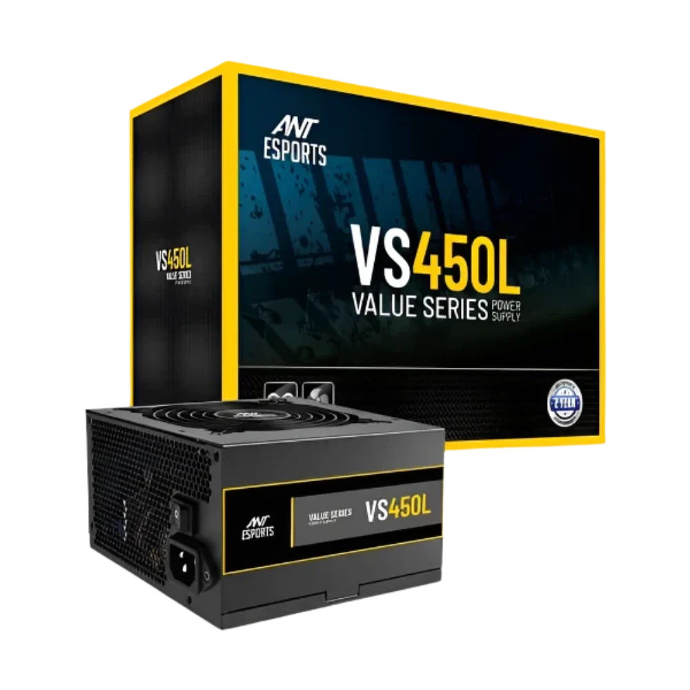 ANT ESPORTS VS450L Value Series 450W Non Modular ATX 2.0 Power Supply