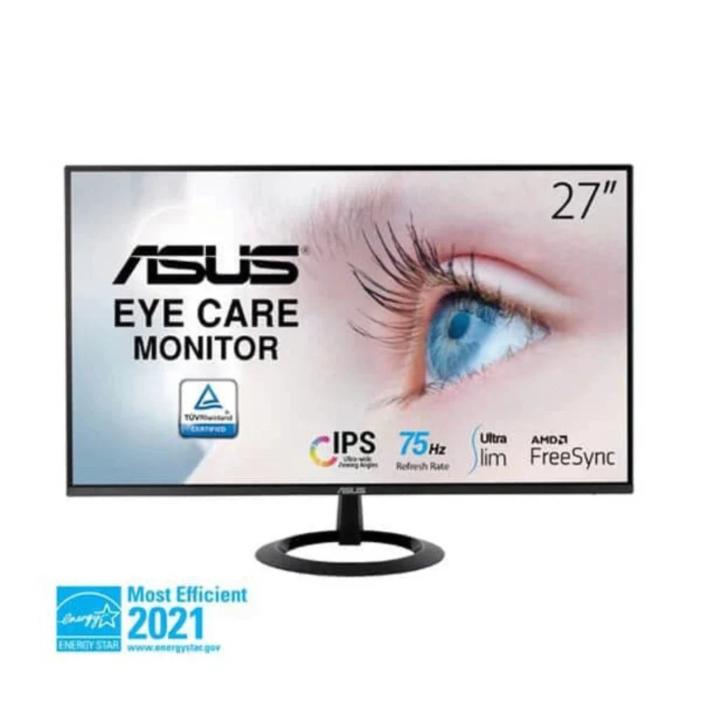 ASUS VZ27EHE 27 Inch FHD 75Hz IPS Panel 1MS AMD Freesync Gaming Monitor