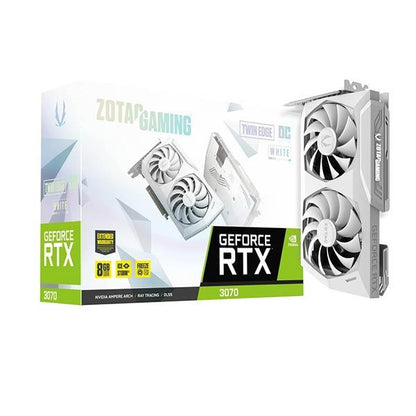 ZOTAC Gaming GeForce RTX 3070 Twin Edge OC White LHR 8GB Nvidia Graphic Card