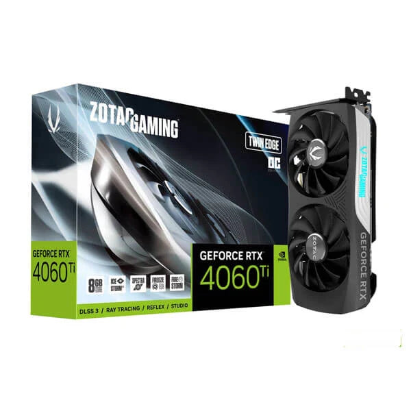 ZOTAC Gaming GeForce RTX 4060 Ti Twin Edge OC 8GB Nvidia Graphic Card