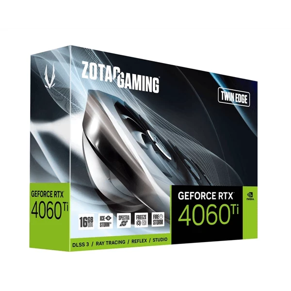 ZOTAC Gaming GeForce RTX 4060 Ti Twin Edge 16GB Nvidia Graphic Card