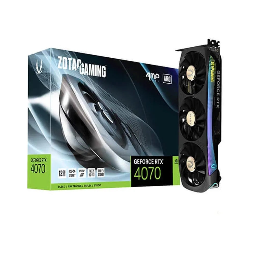 ZOTAC Gaming GeForce RTX 4070 AMP Airo 12GB Nvidia Graphic Card