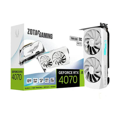 ZOTAC Gaming GeForce RTX 4070 Twin Edge OC White Edition 12GB Nvidia Graphic Card