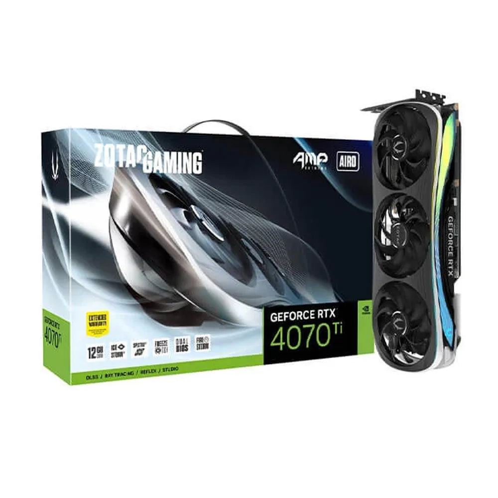 ZOTAC Gaming GeForce RTX 4070 Ti AMP Extreme Airo 12GB Nvidia Graphic Card