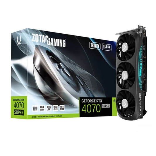 ZOTAC Gaming GeForce RTX 4070 Super Trinity Black Edition 12GB Nvidia Graphic Card