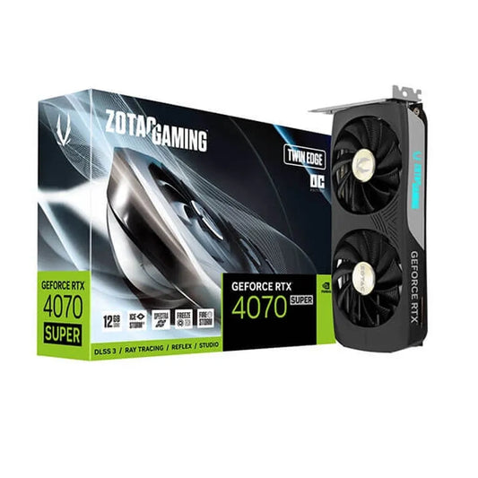 ZOTAC Gaming GeForce RTX 4070 Super Twin Edge OC 12GB Nvidia Graphic Card