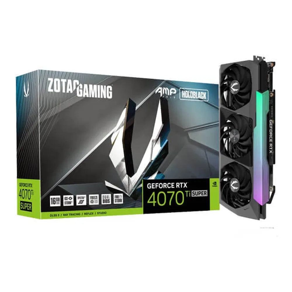 ZOTAC Gaming GeForce RTX 4070 Ti Super AMP Holo 16GB Nvidia Graphic Card