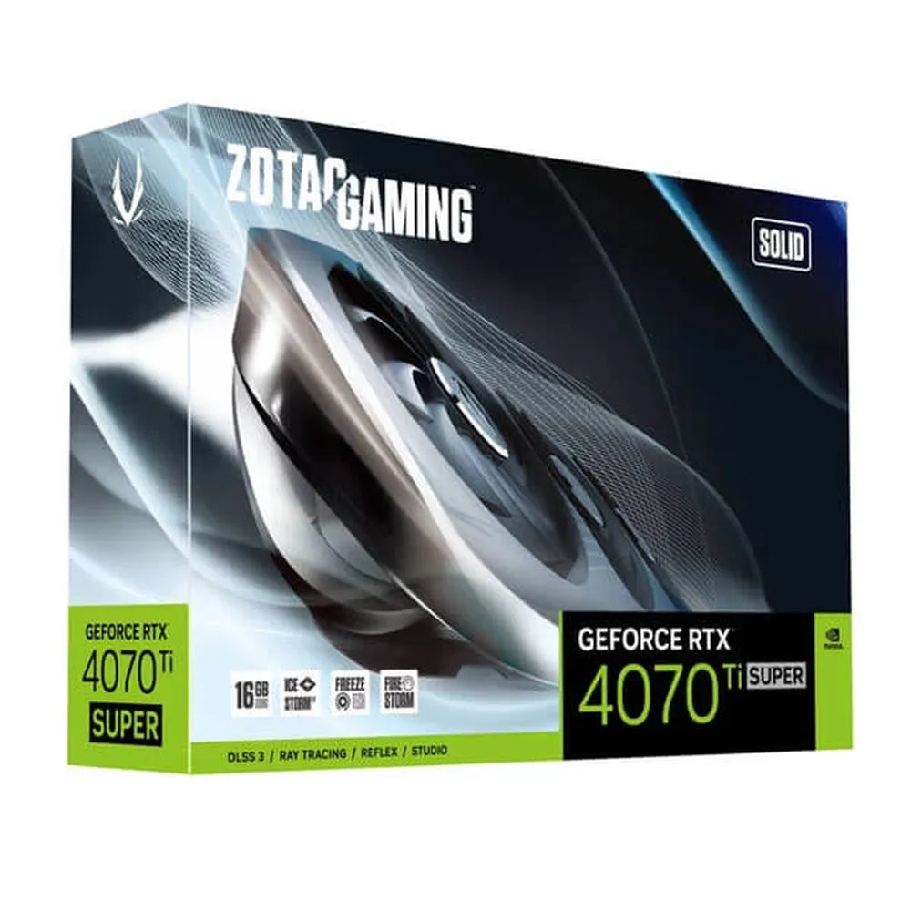 ZOTAC Gaming GeForce RTX 4070 Ti Super Solid 16GB Nvidia Graphic Card