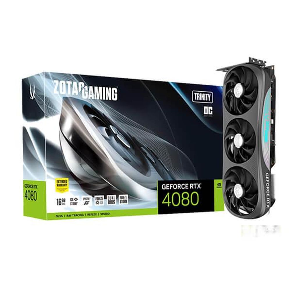 ZOTAC Gaming GeForce RTX 4080 Trinity OC 16GB Nvidia Graphic Card