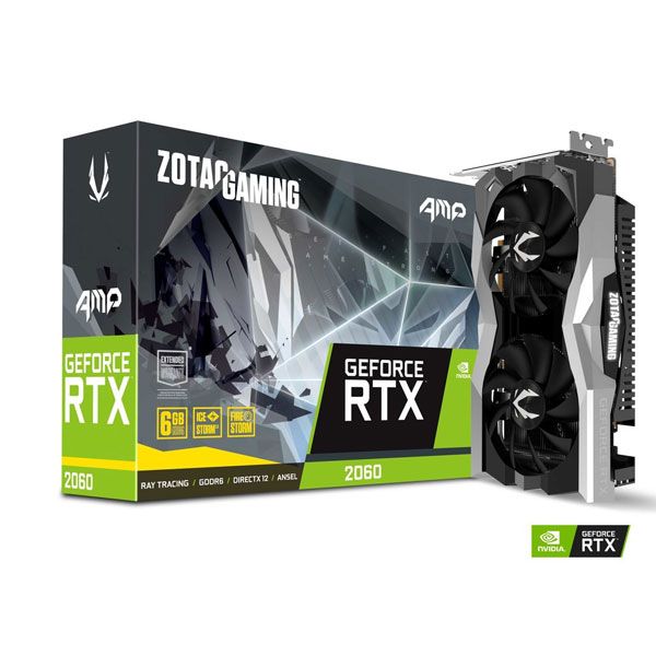 ZOTAC Gaming GeForce RTX 2060 AMP 6GB Nvidia Graphic Card